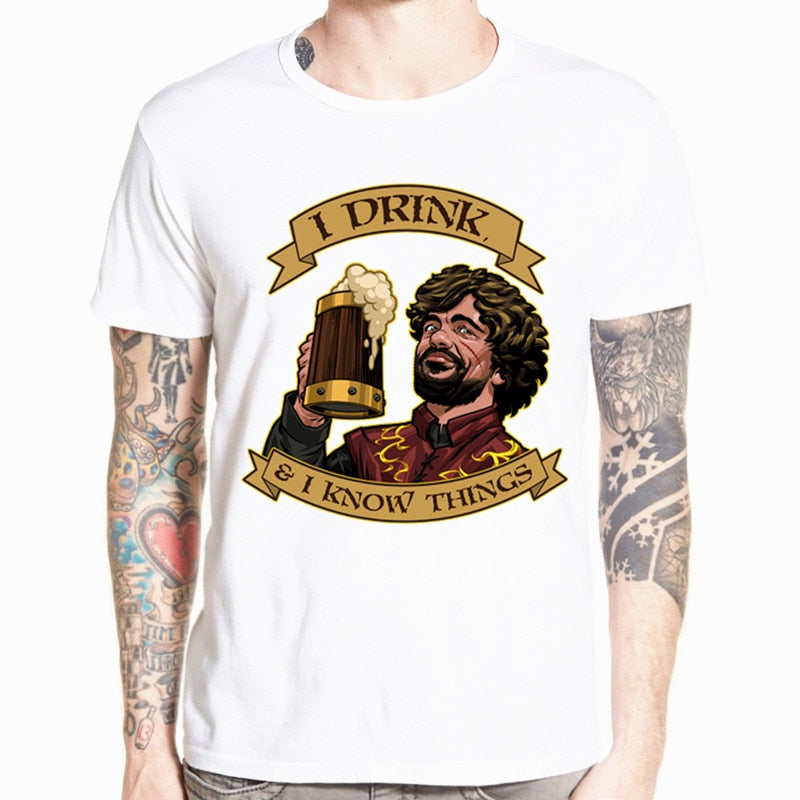 Tyrion Lannister I DRINK AND I KNOW THINGS T-shirt