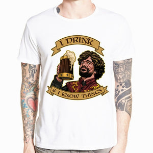 Tyrion Lannister I DRINK AND I KNOW THINGS T-shirt