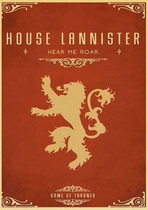 Game of Thrones kraft paper