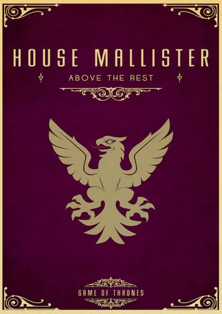 Game of Thrones kraft paper