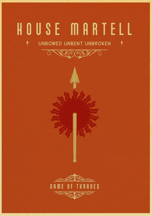 Game of Thrones kraft paper