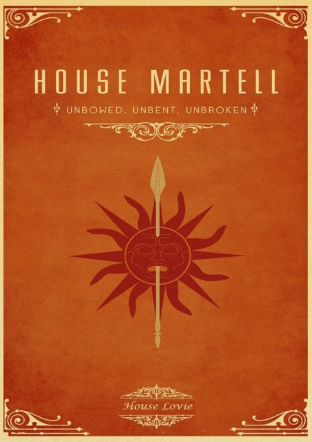 Game of Thrones kraft paper