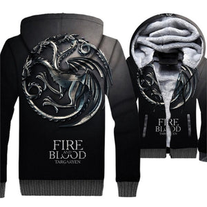 Winter Is Coming House Stark Wolf  Hoodies